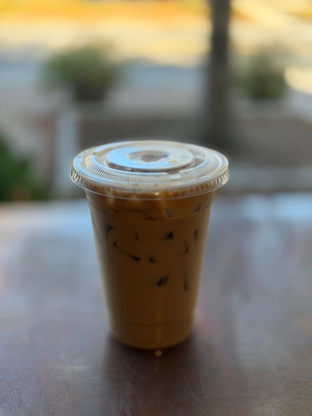 Iced Oat Cardamom Coffee.