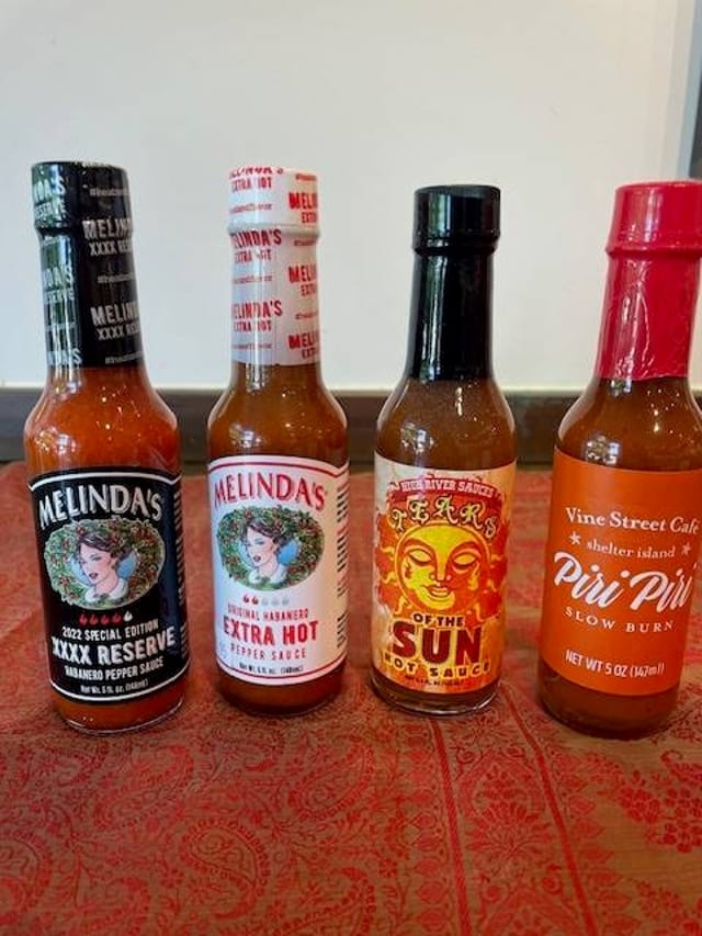 Sriracha Hot Sauce bottle.